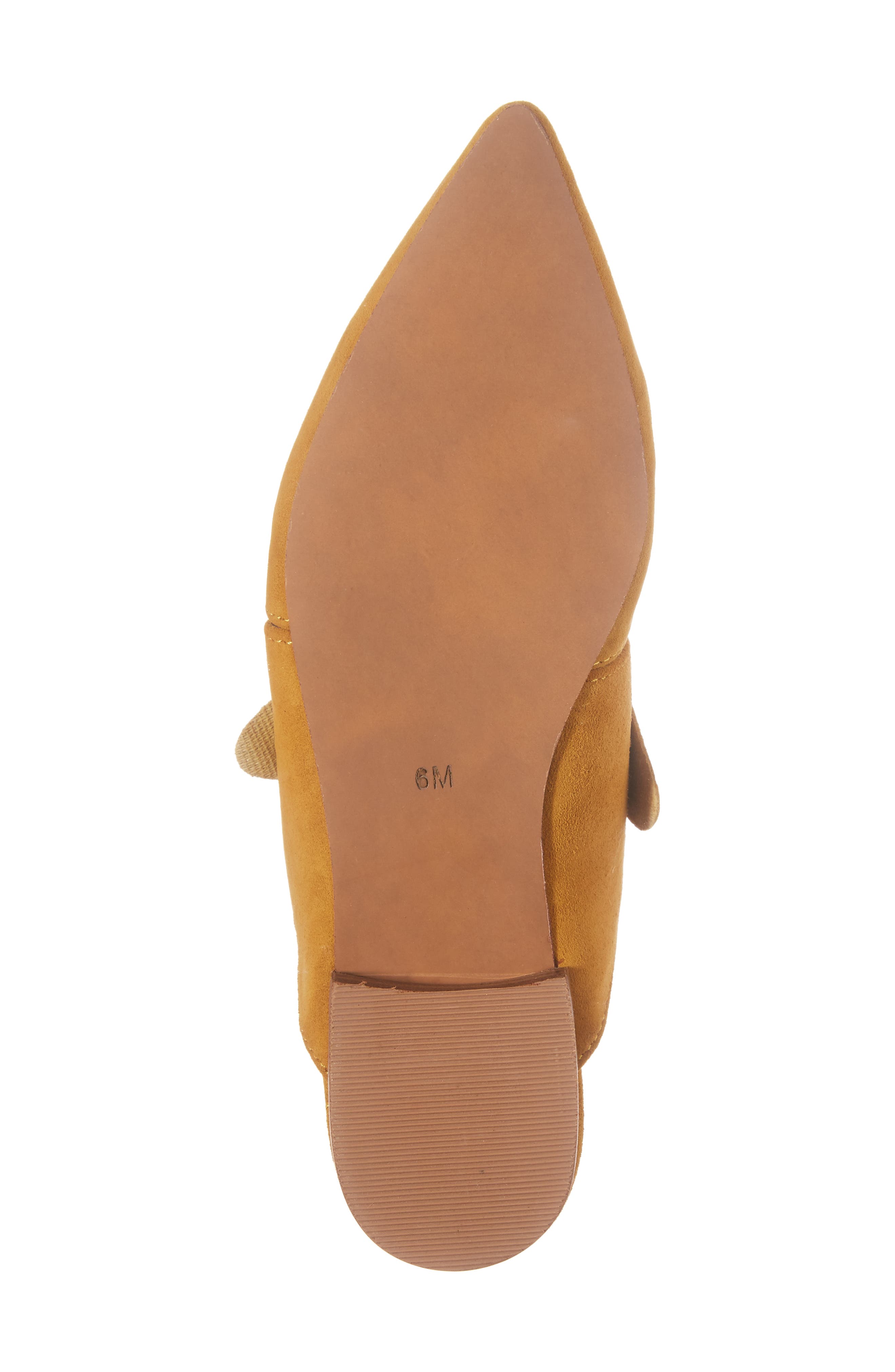 Charlin Bow Mule, Alternate, color, MUSTARD SUEDE