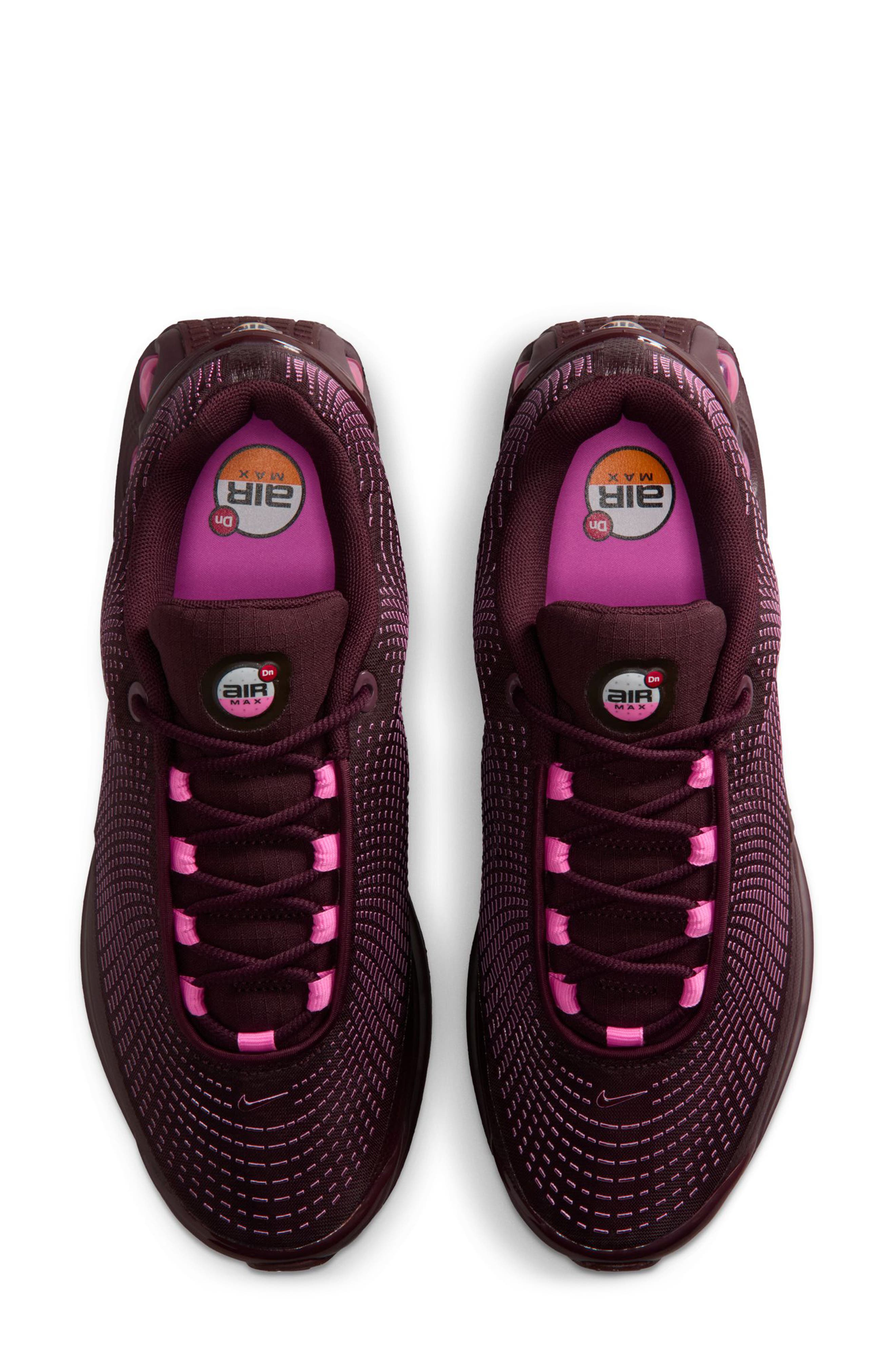 Nike Air Max Dn Sneaker, Alternate, color, Burgundy Crush/ Pink Spell
