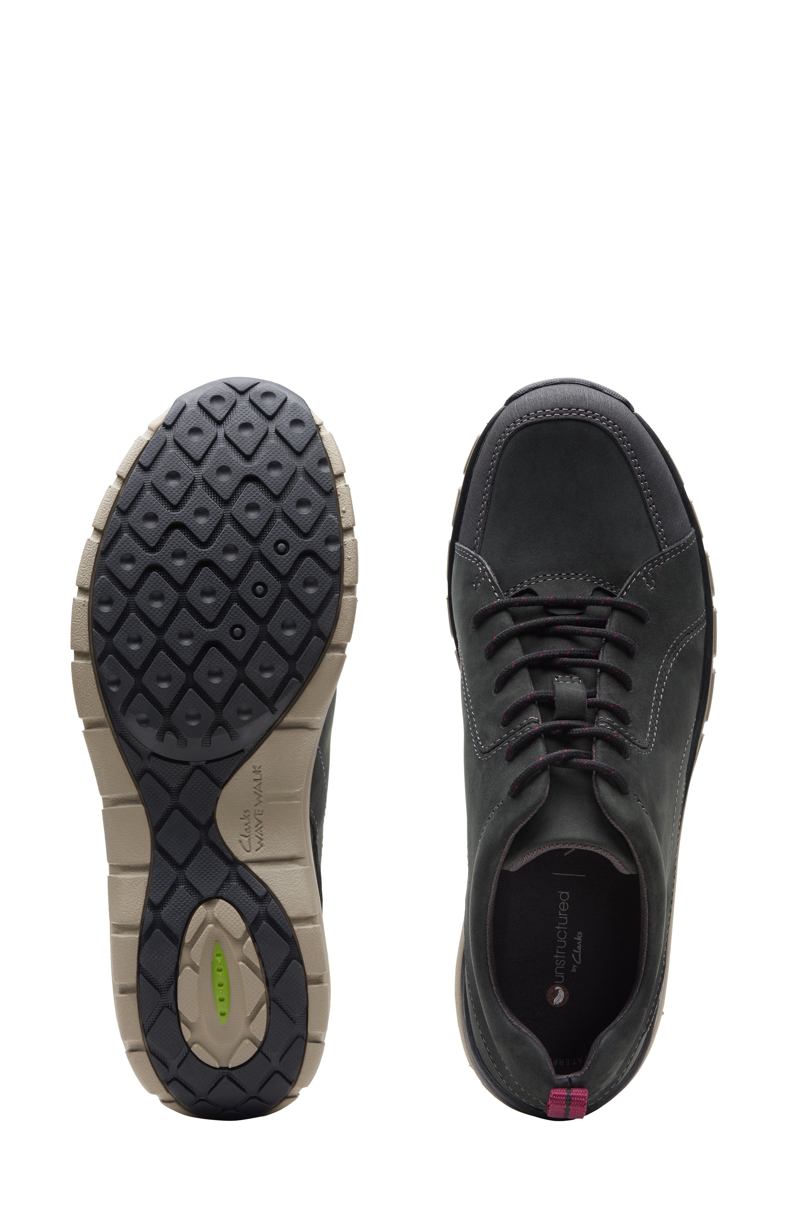 Clarks<sup>®</sup> Wave Go Waterproof Sneaker, Alternate, color, 