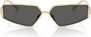 Tiffany & Co. 60mm Irregular Rectangular Sunglasses