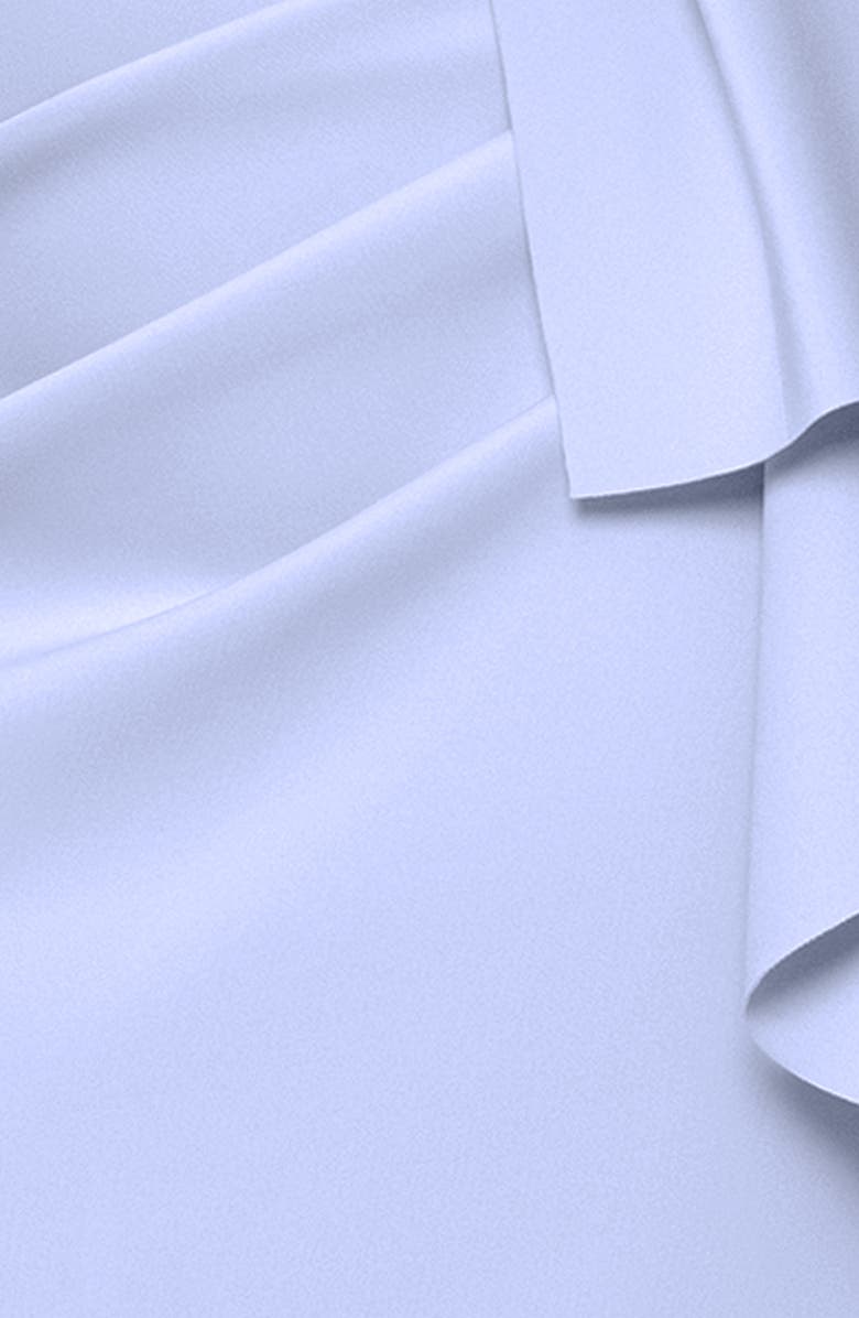 Betsy & Adam Ruffle Scuba Gown, Alternate, color, Sky Blue