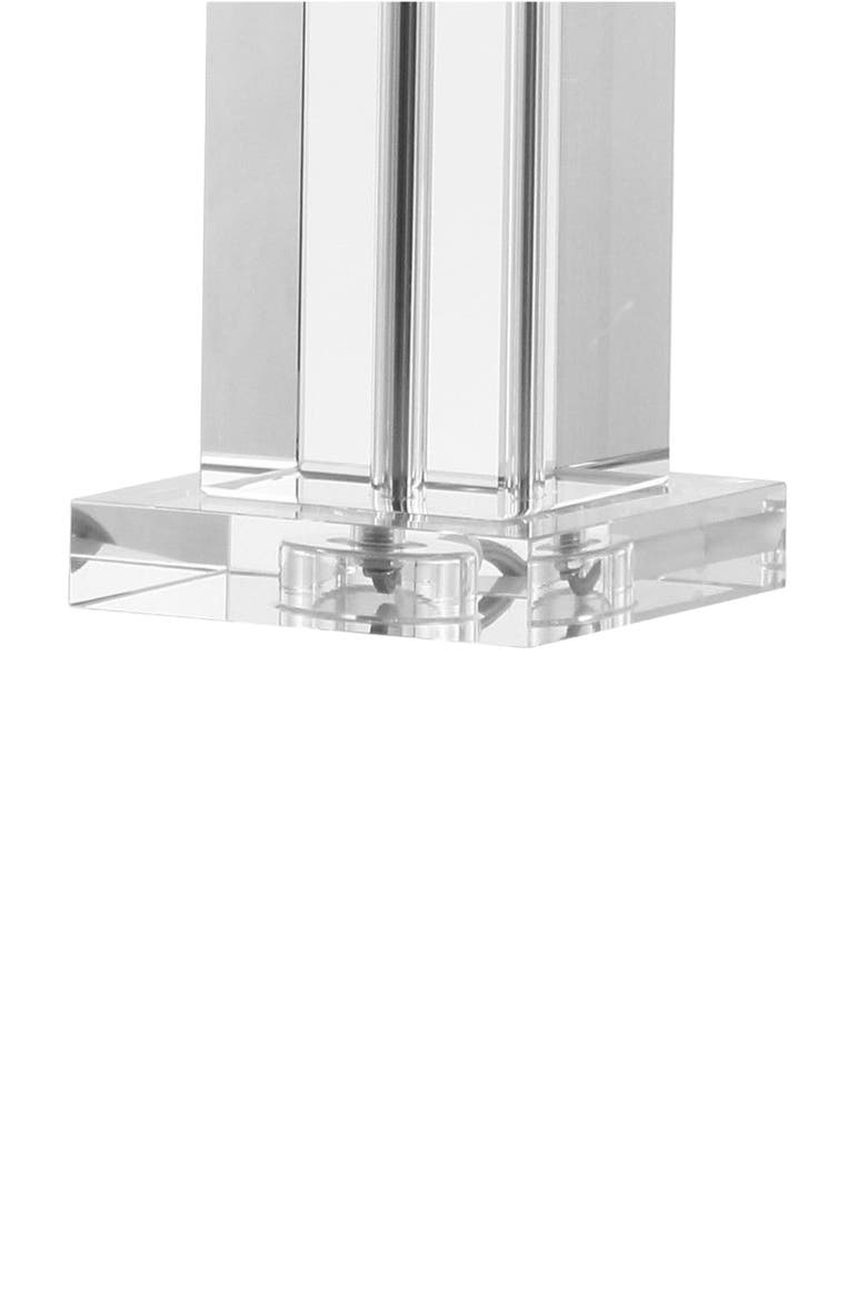 Charlotte 28.5" Crystal LED Table Lamp, Clear, Alternate, color, Clear