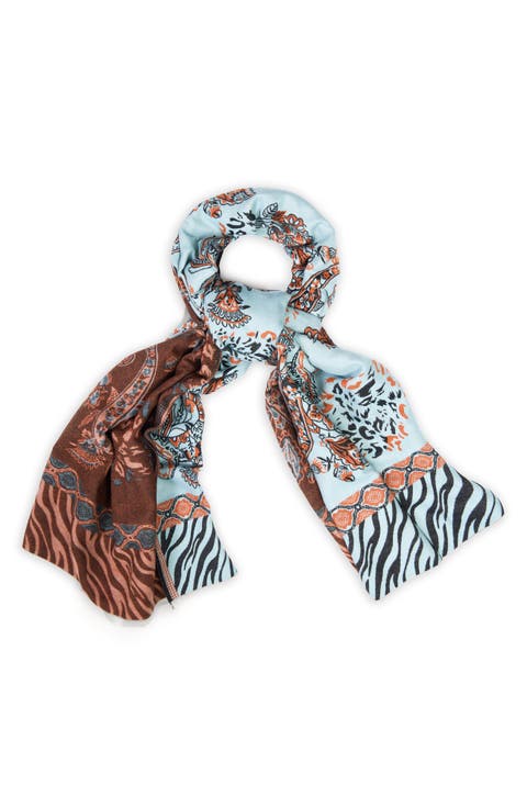 Wild Paisley Reversible Scarf