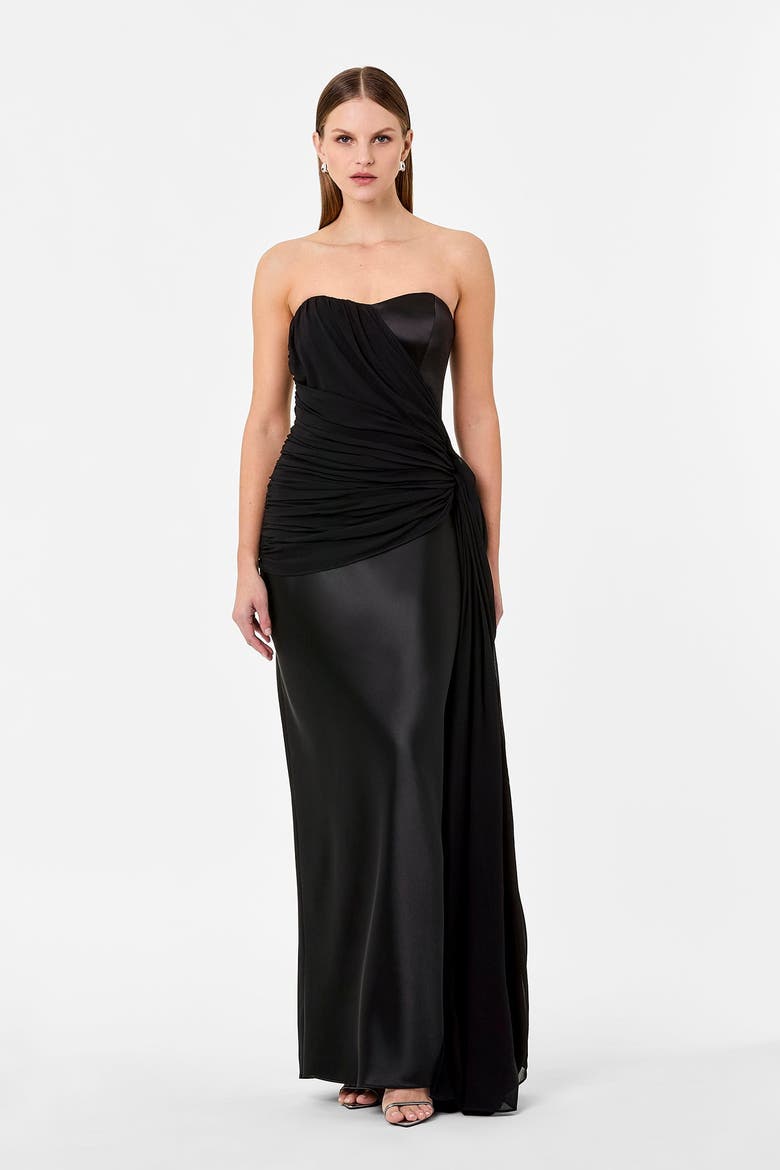 Milena Dress, Main, color, BLACK