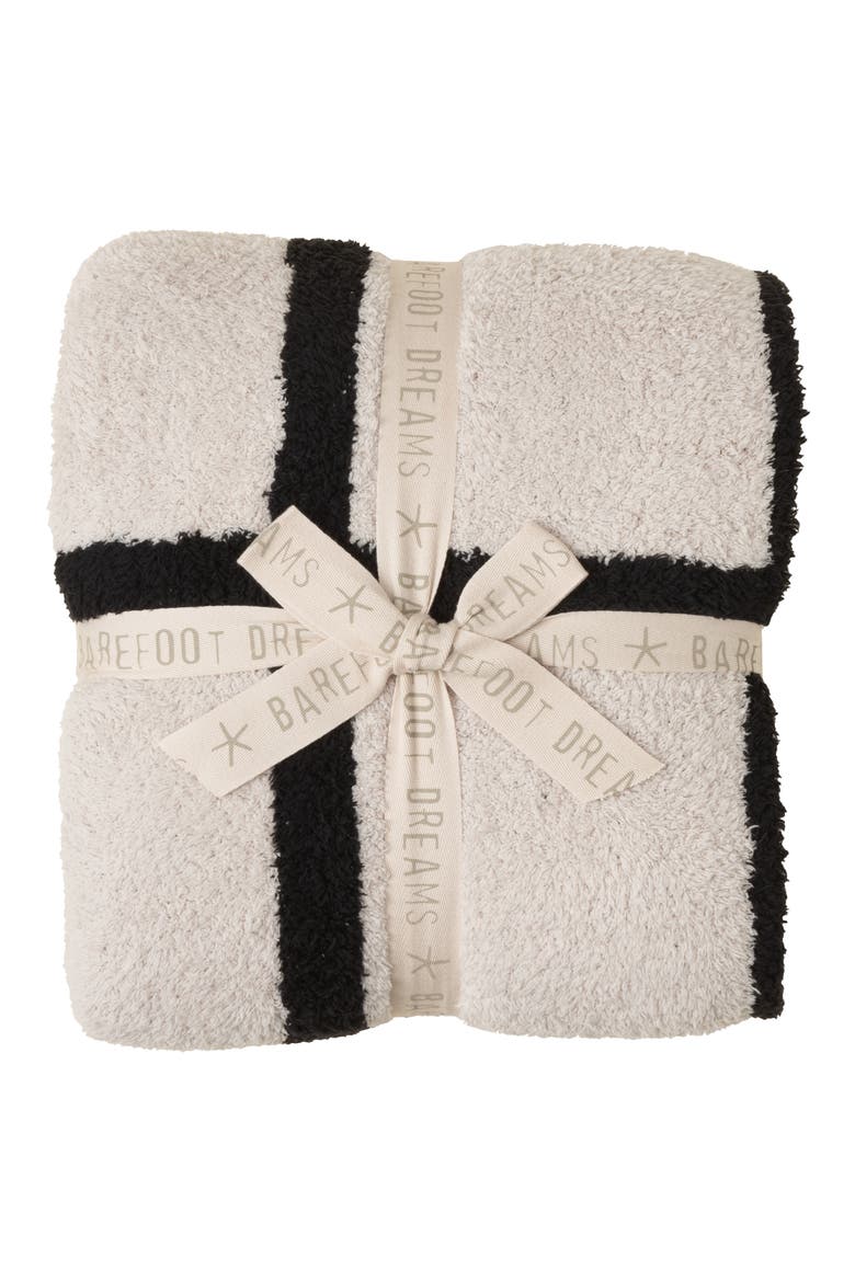 CozyChic™ Grid Plaid Throw Blanket, Main, color, STONE/ BLACK