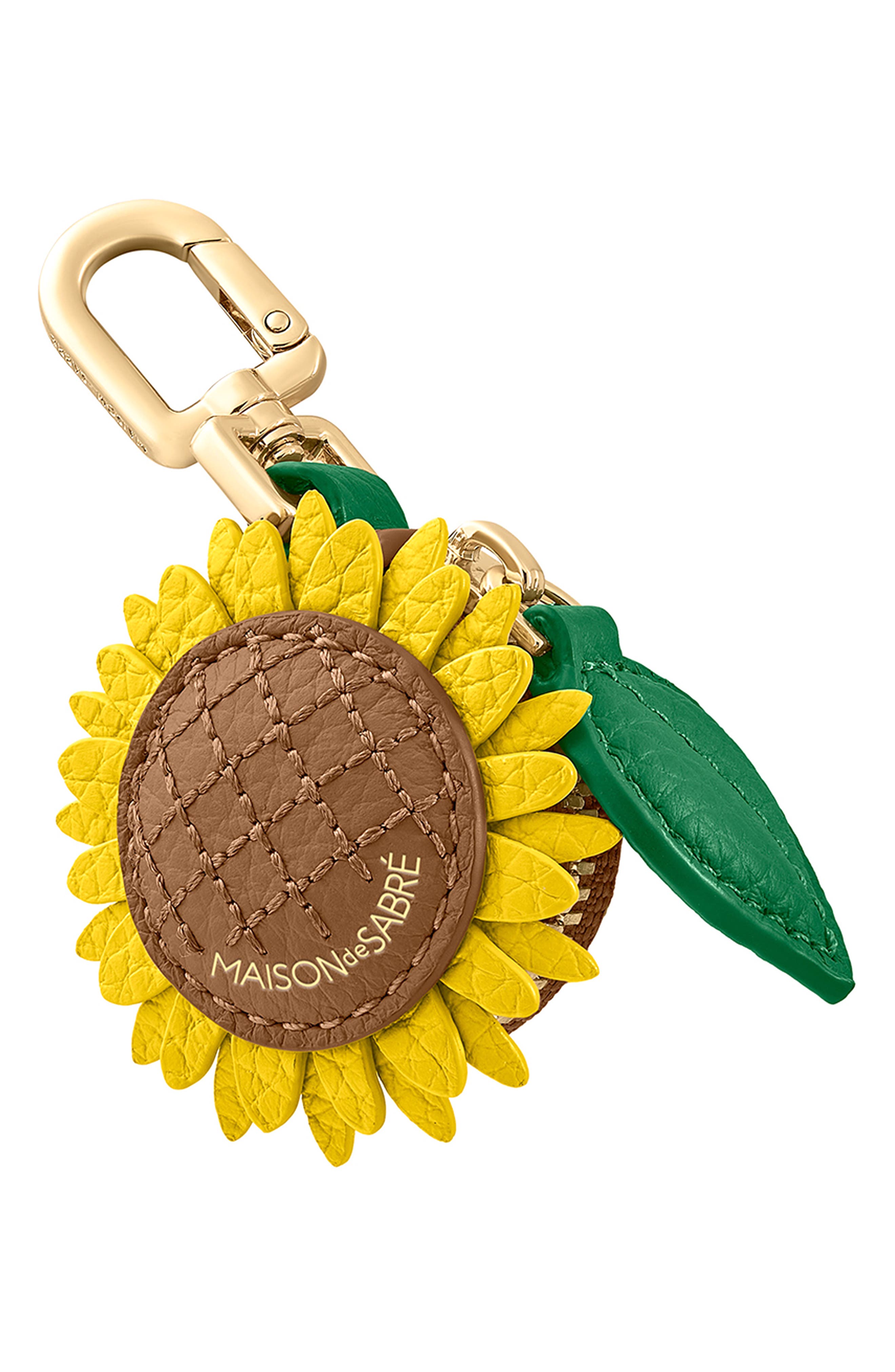 The SABRÉMOJI Bloom Charm, Alternate, color, Sunflower