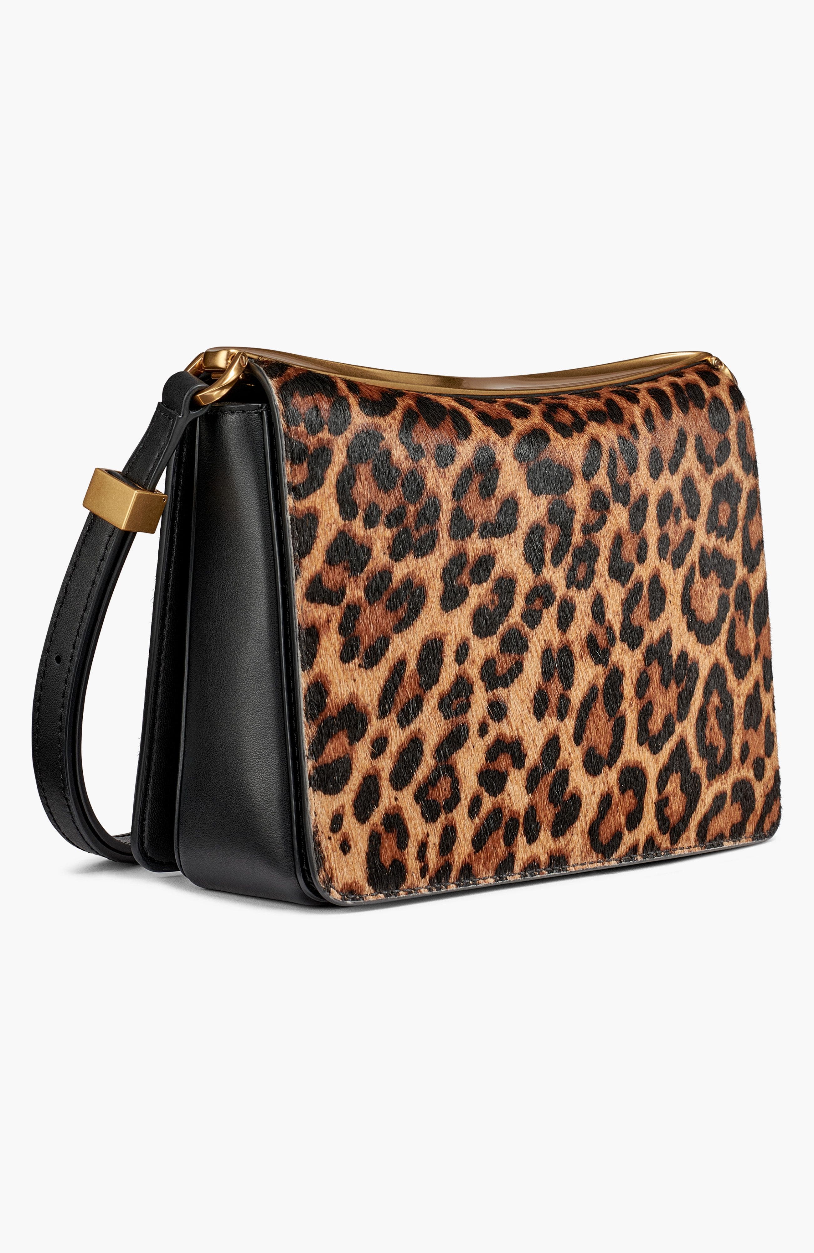 Donna Karan New York Jericho Leopard Shoulder, Alternate, color, 