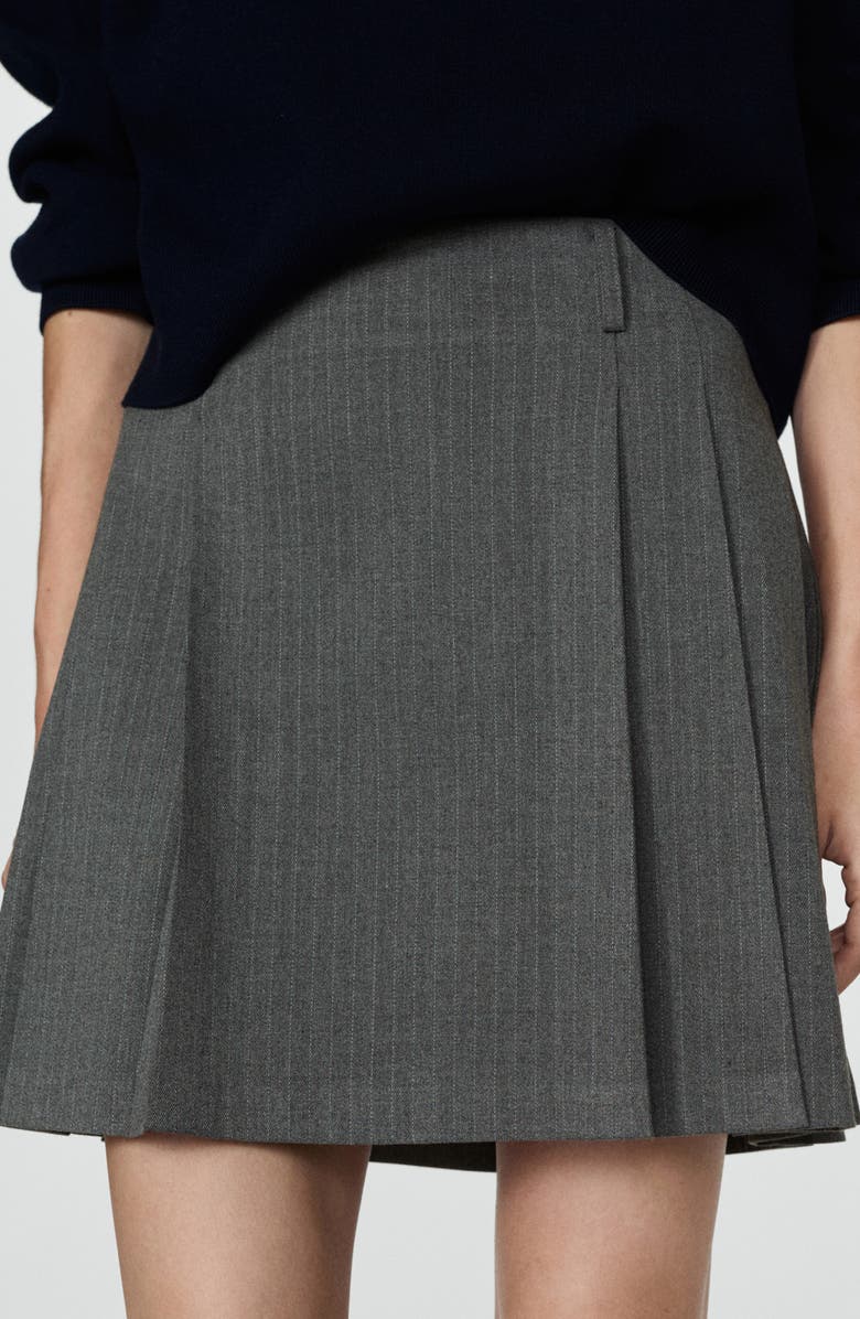 Pleated Miniskirt