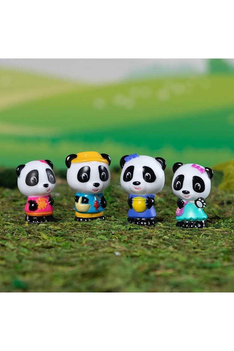 Panda Family 4 Mini Bear Figures Playset, Alternate, color, Multicolored