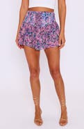 VICI Collection Juliette Floral Print Miniskirt