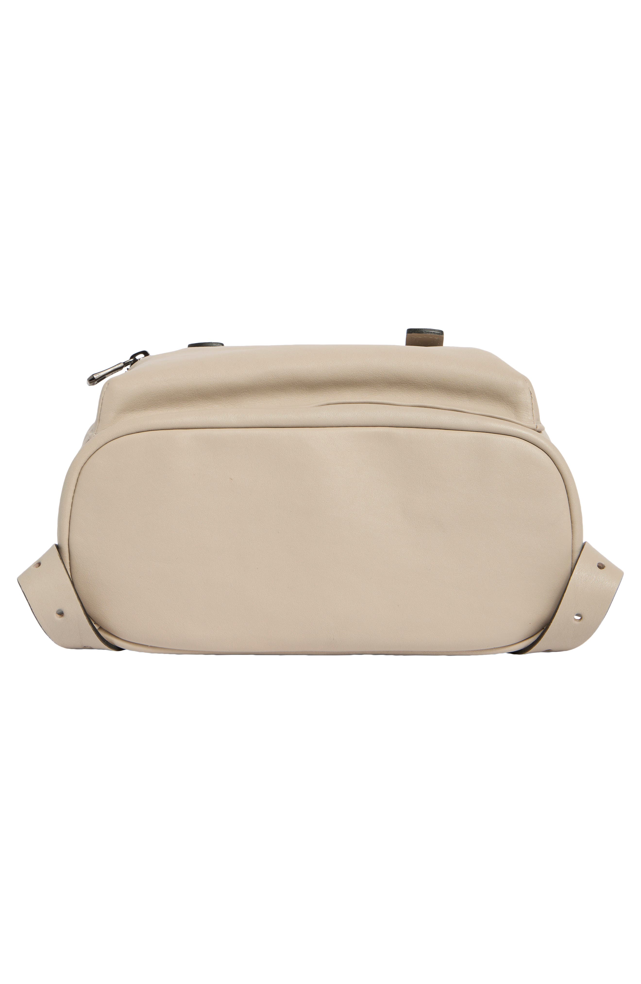 Longchamp 3D Small Grommet Stud Leather Backpack, Alternate, color, Clay