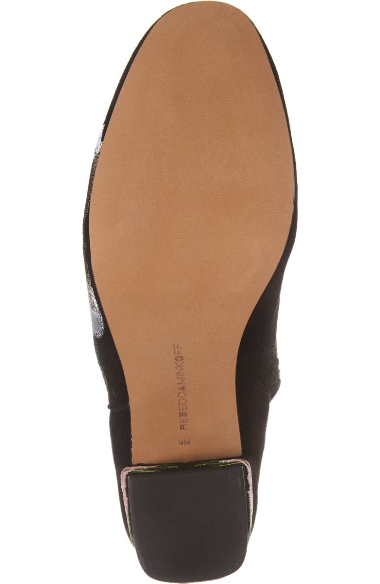 Rebecca Minkoff Bryce Flower Embroidered Bootie, Alternate, color,