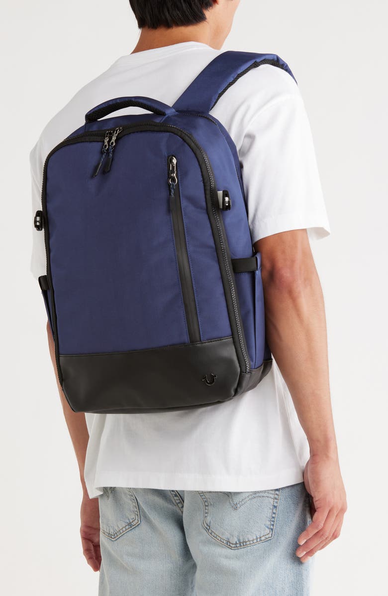 True Religion Dome Backpack, Alternate, color, Blue
