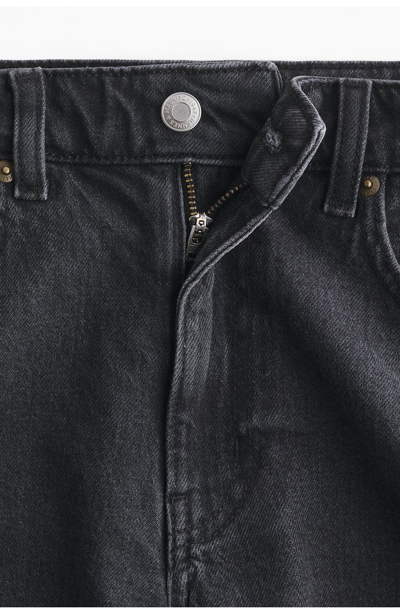 H&M High-waisted Denim Shorts, Alternate, color, 