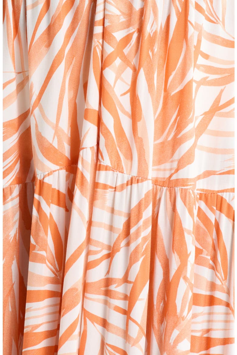 Cutout Cover-Up Maxi Dress, Alternate, color, SUNSET BALI PRINT