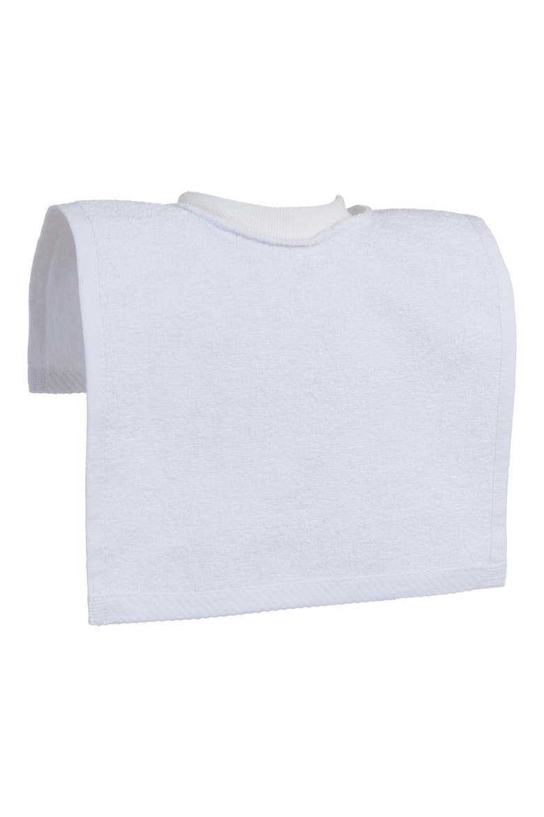 Deluxe Terry Pullover Bibs - Set of 10, Alternate, color, White