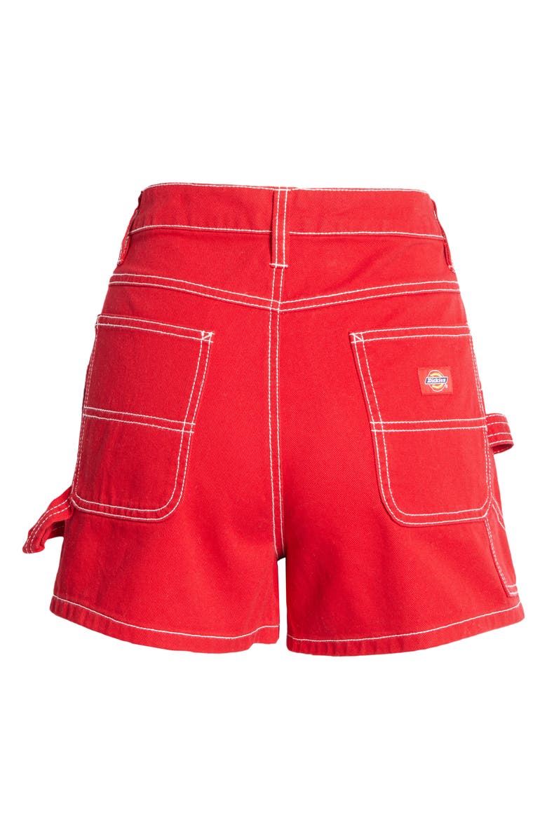 Dickies Carpenter Shorts, Alternate, color, Red