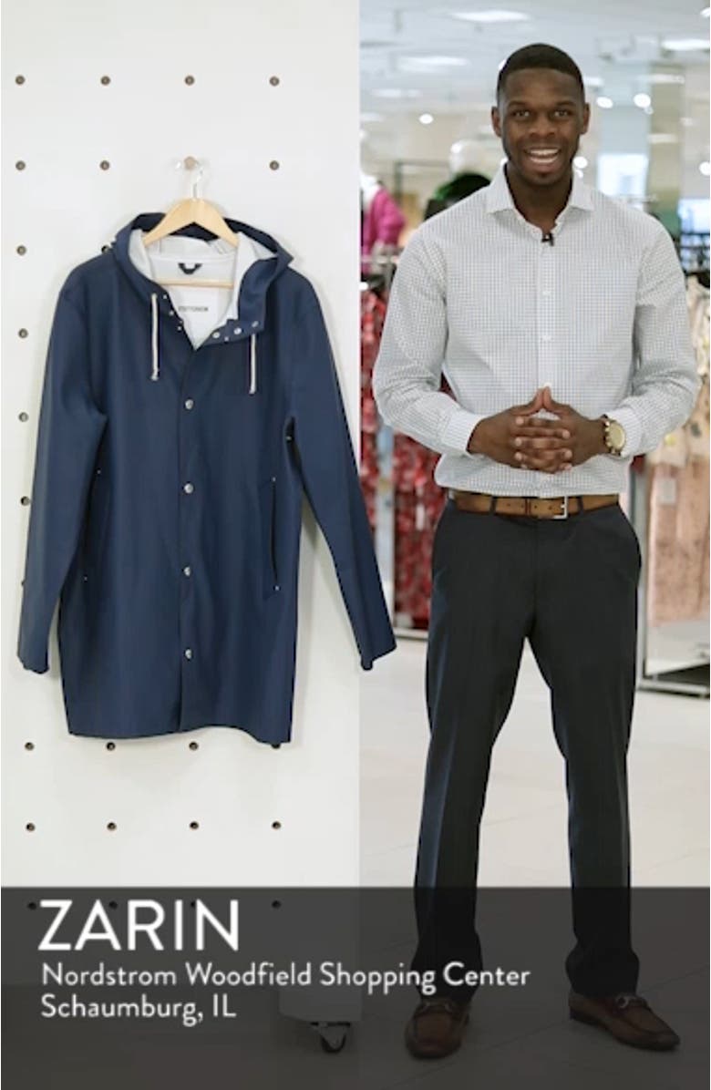 Stockholm Waterproof Hooded Raincoat, sales video thumbnail