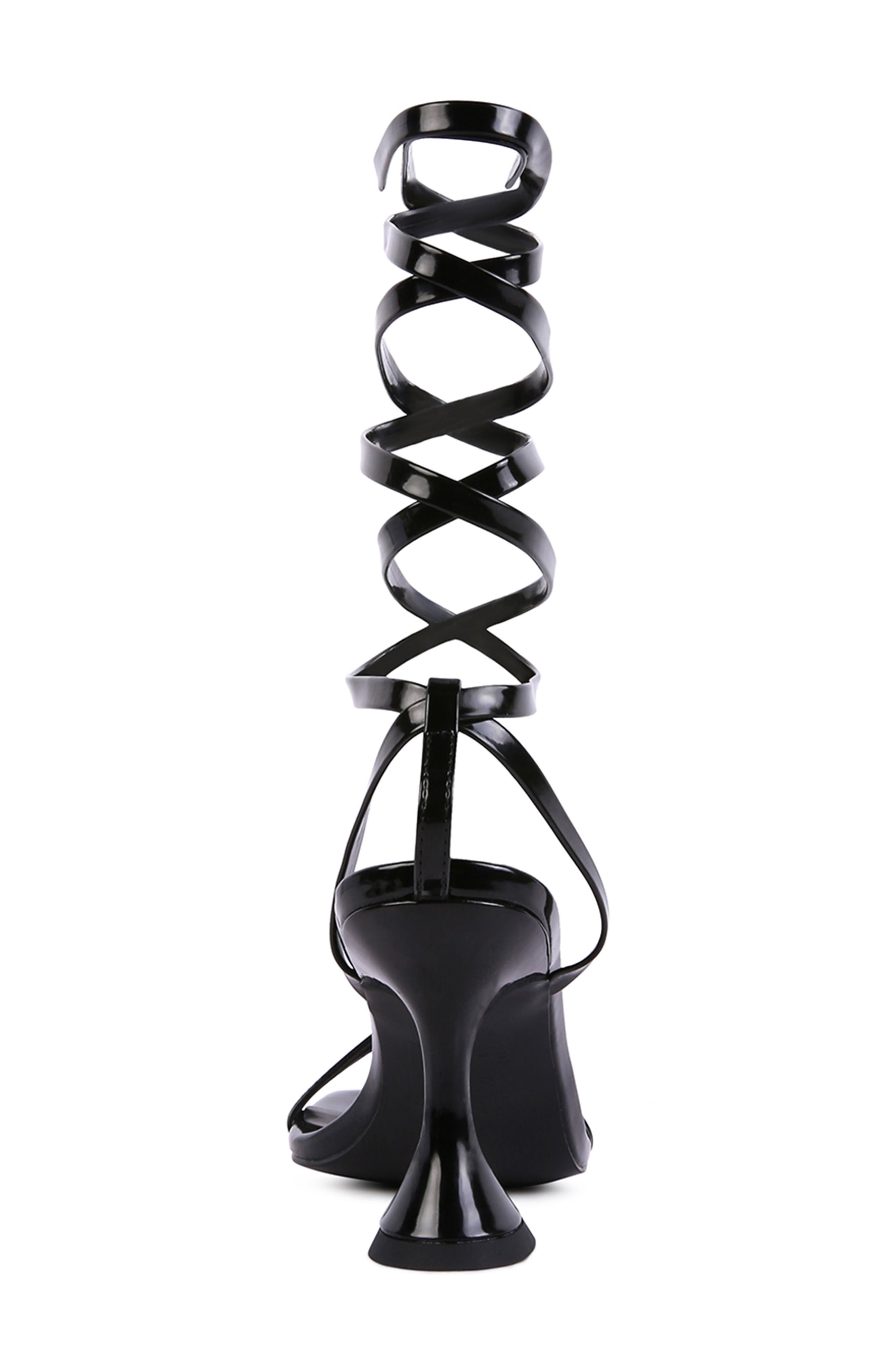 LONDON RAG Lewk Strappy Sandal, Alternate, color, Black