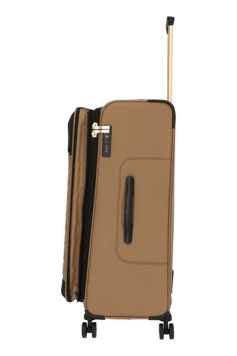 Chevron Quilt 3-Piece Luggage Set, Alternate, color, BROWN