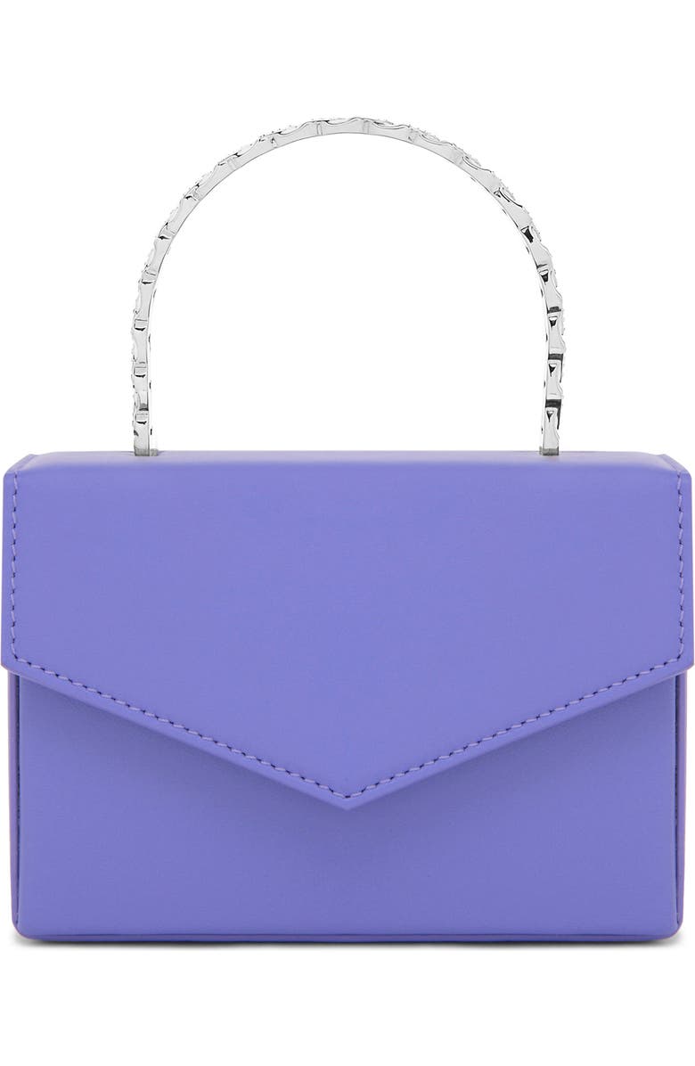 Amina Muaddi Superamini Pernille Leather Top Handle Bag, Main, color,