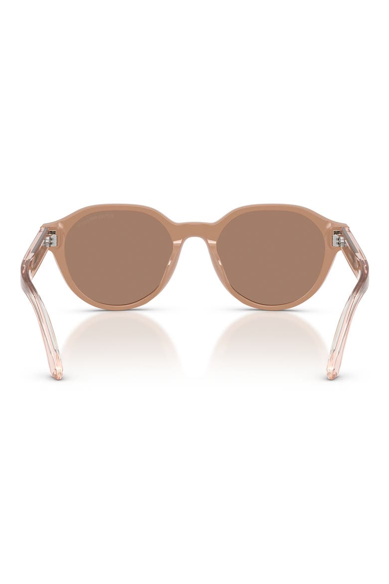 Kids' 48mm Small Phantos Sunglasses, Alternate, color, SHINY OPAL TUNDRA / DARK BROWN