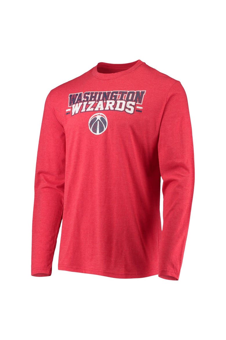 Men's Concepts Sport Navy/Red Washington Wizards Long Sleeve T-Shirt & Pants Sleep Set, Alternate, color, Navy