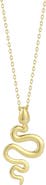 Ember Fine Jewelry 14K Gold Snake Pendant Necklace