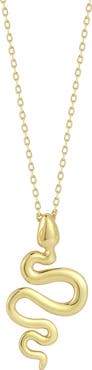 Ember Fine Jewelry 14K Gold Snake Pendant Necklace