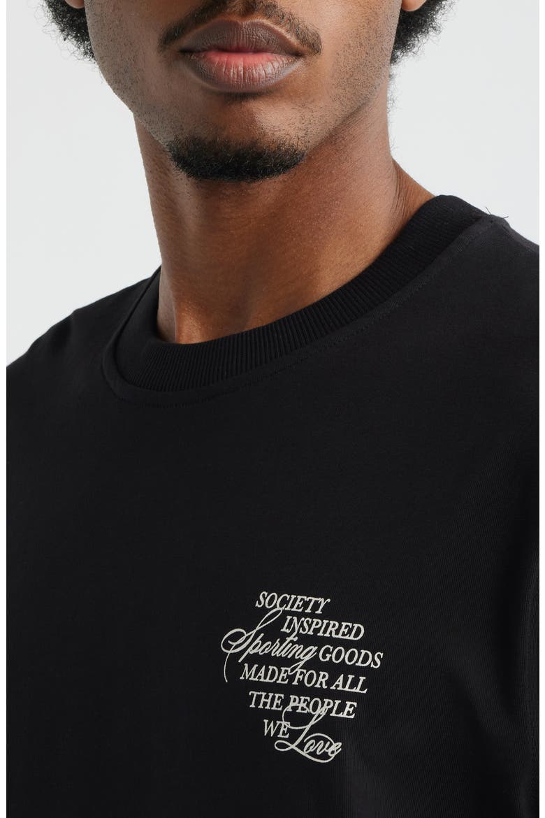Ben Faience Graphic T-Shirt, Alternate, color, BLACK