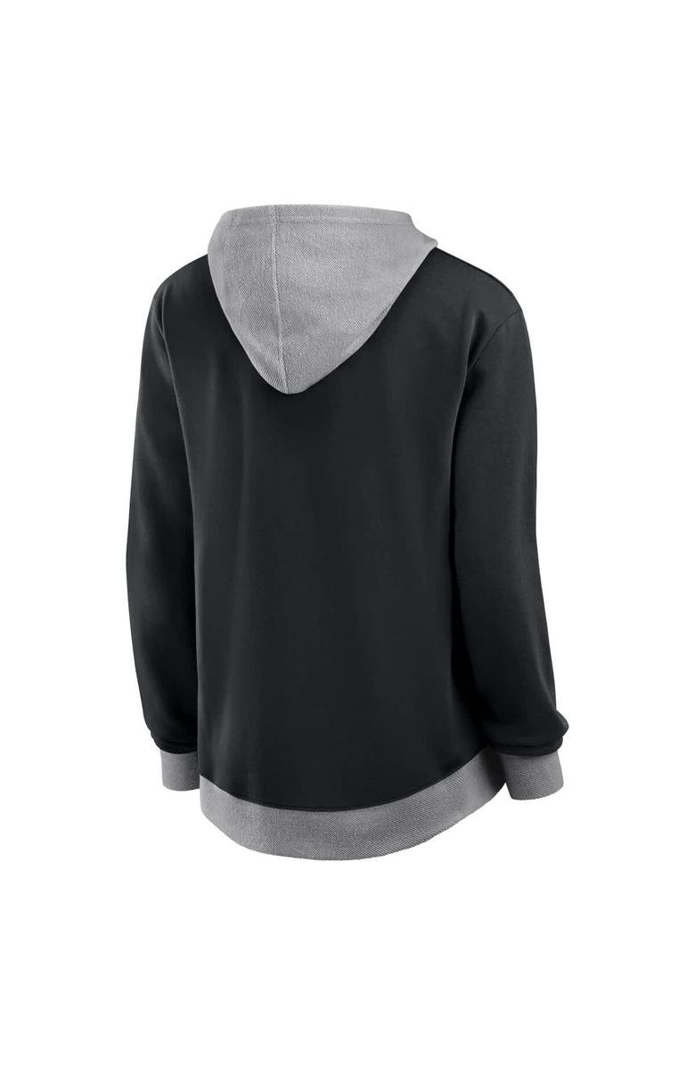 FANATICS Women's Fanatics  Black Las Vegas Raiders Hit It Full-Zip Hoodie, Alternate, color, Black