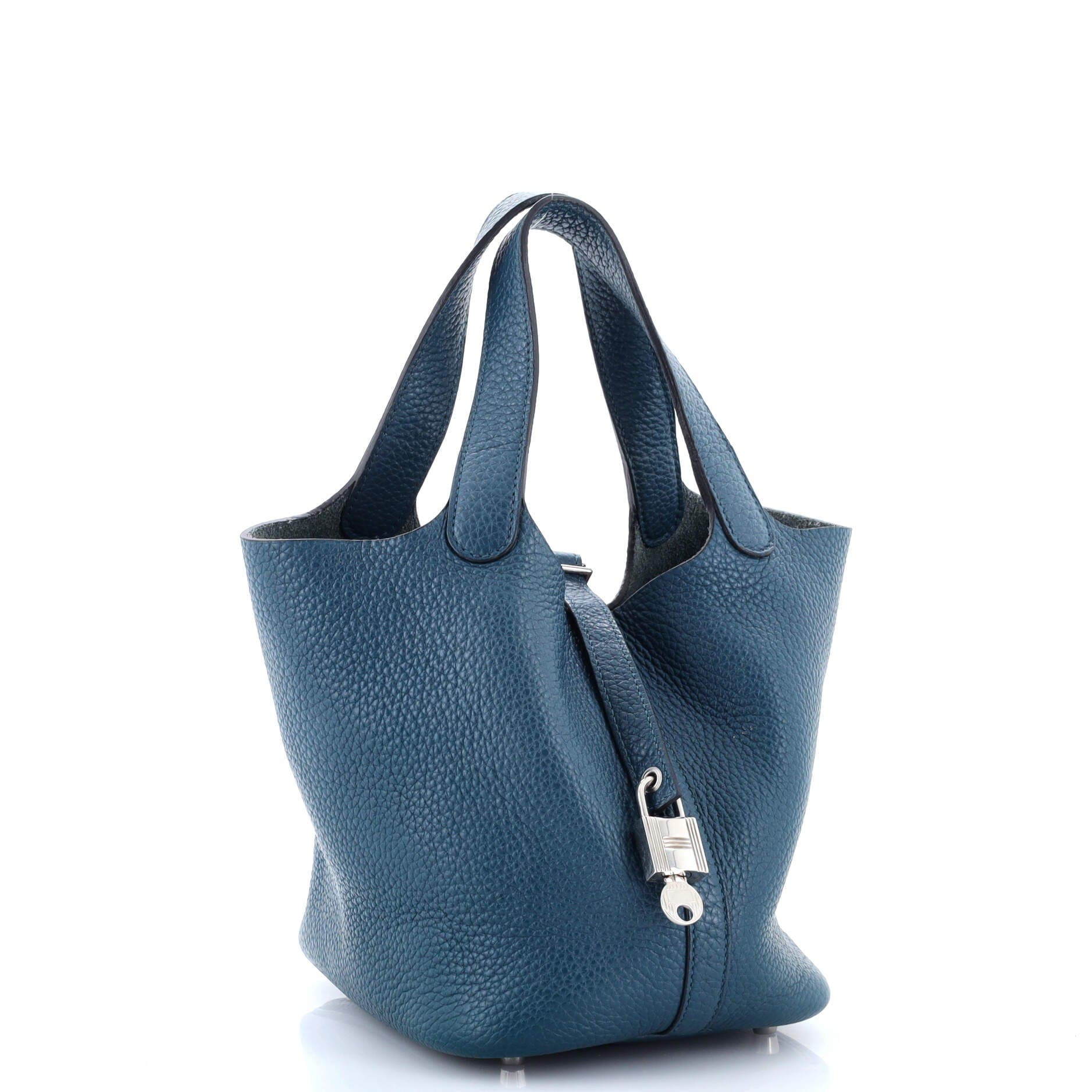 Pre-Owned Hermes Picotin Lock Bag Clemence PM, Alternate, color, Colvert