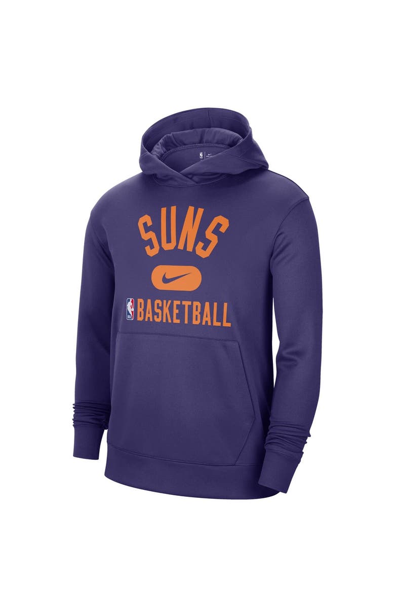 Nike Men's Nike Purple Phoenix Suns 2021-2022 Spotlight On Court Performance Practice Pullover Hoodie, Alternate, color, Purple