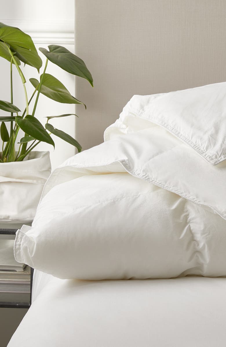 The White Company Perfect Everyday Ultra Warmth Duck Feather & Down Comforter, Main, color, 