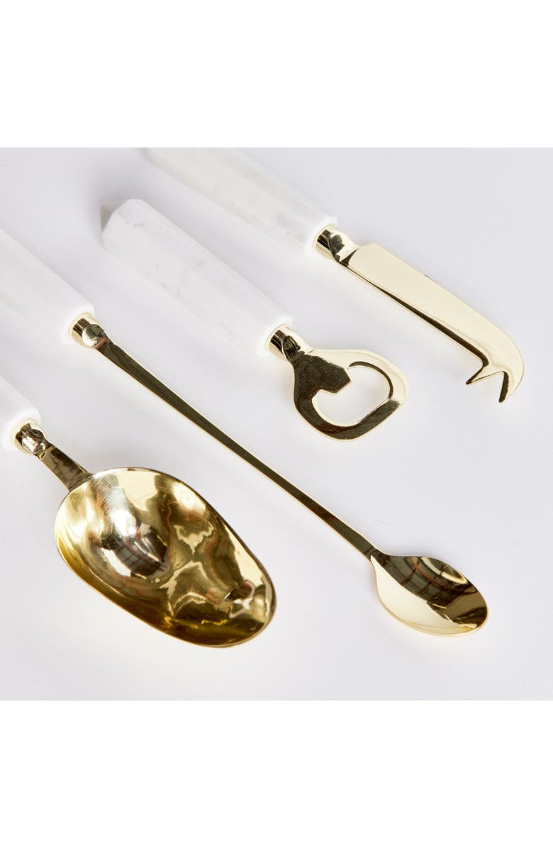 Napa Home & Garden Asteria Cocktail Accessories St/4, Alternate, color, Gold