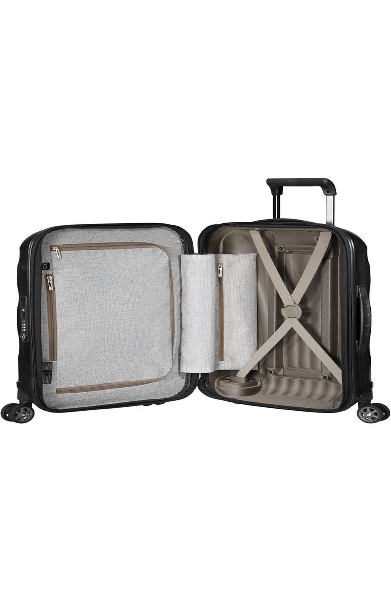 Samsonite C-LITE Hardside Carry-On Spinner Luggage, Alternate, color, Black