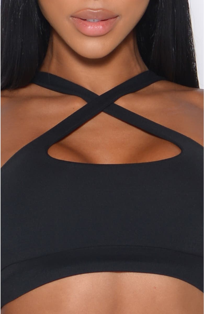 Bombshell Sportswear Two Way Bra, Alternate, color, Black