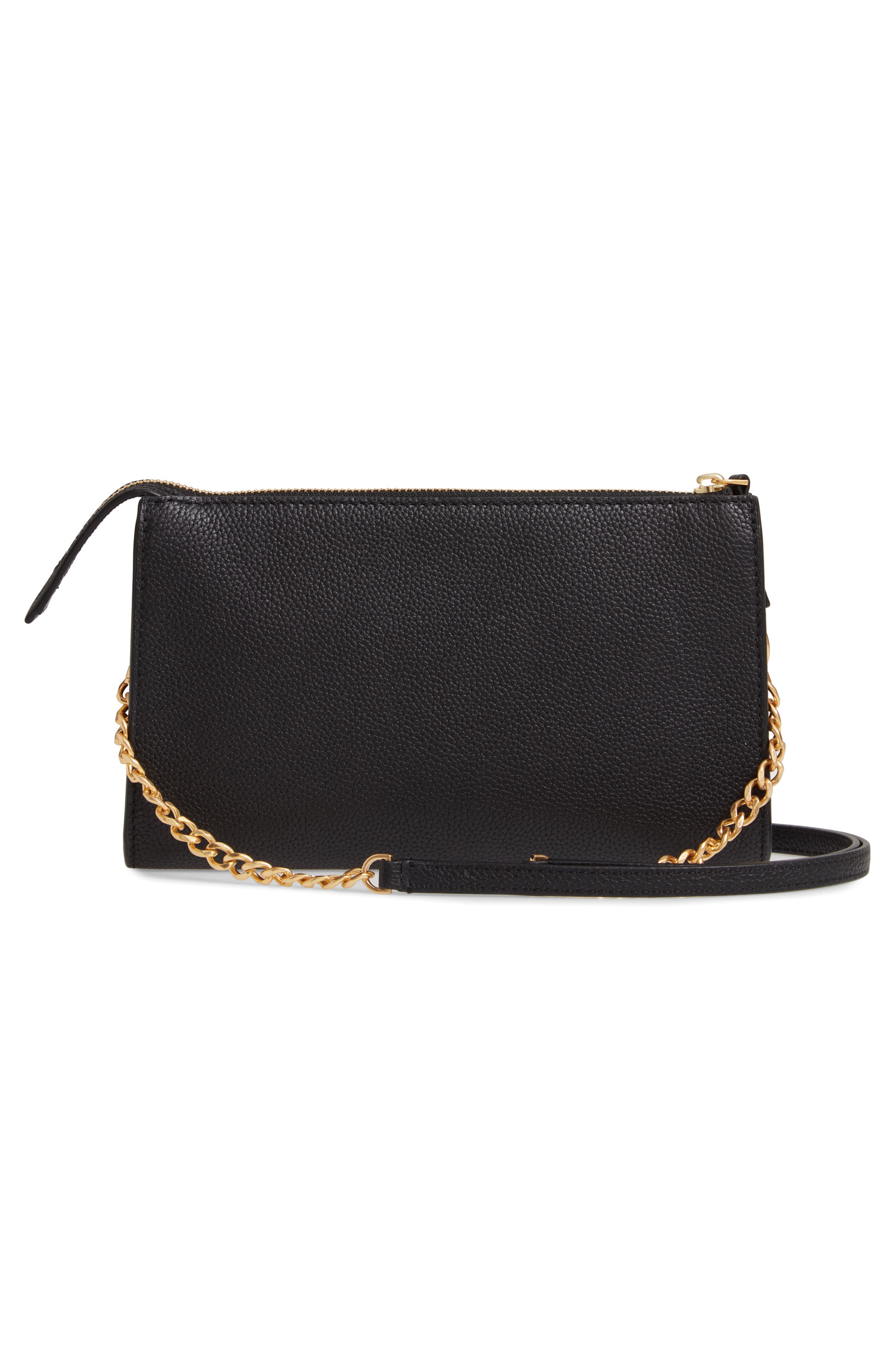 Tory Burch Mini Everly Leather Crossbody Bag, Alternate, color, 