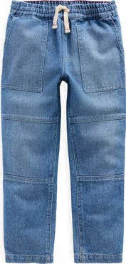 Mini Boden Kids' Warrior Knee Denim Jeans