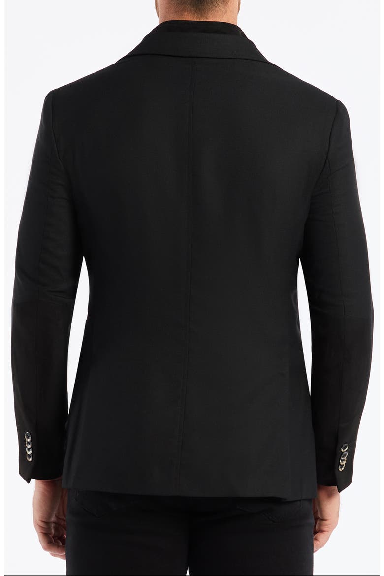 The Jetset Wool Blend Sport Coat with Removable Bib, Alternate, color, BLACK