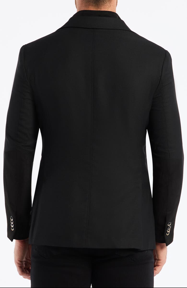 Robert Graham The Jetset Wool Blend Sport Coat with Removable Bib, Alternate, color, Black