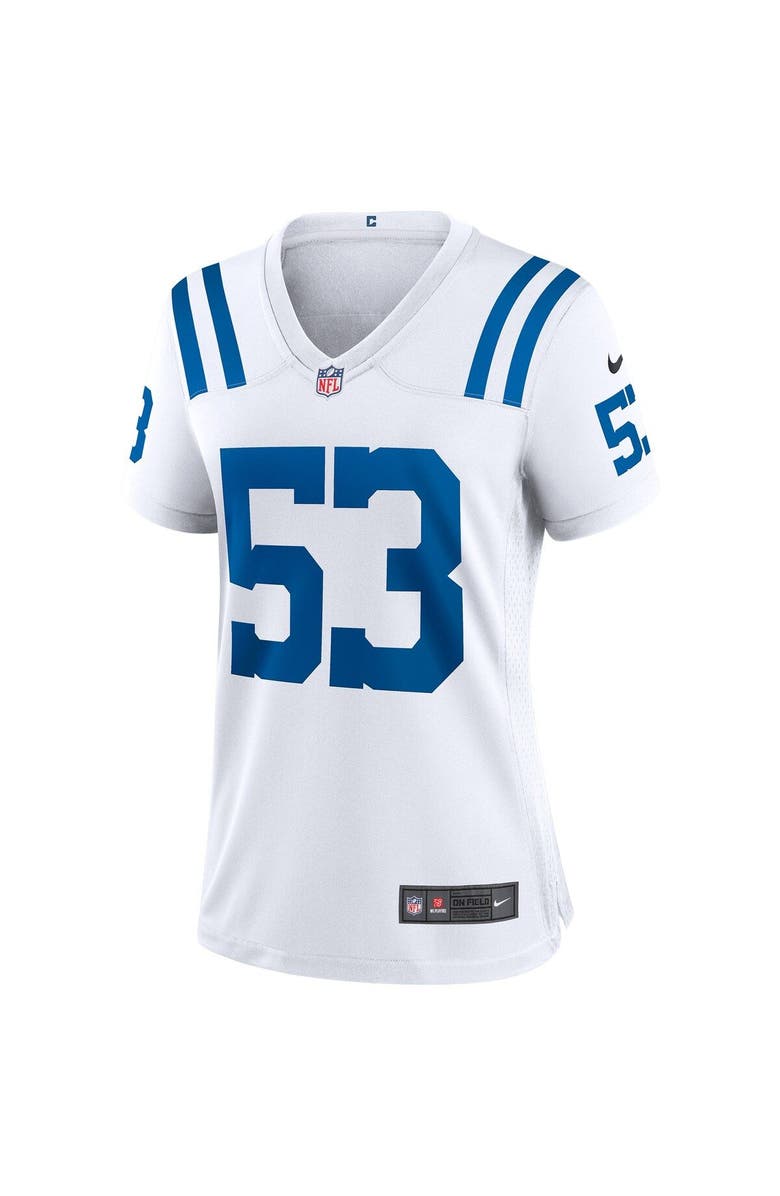 Nike Women's Nike Shaquille Leonard White Indianapolis Colts Game Player Jersey, Alternate, color, 