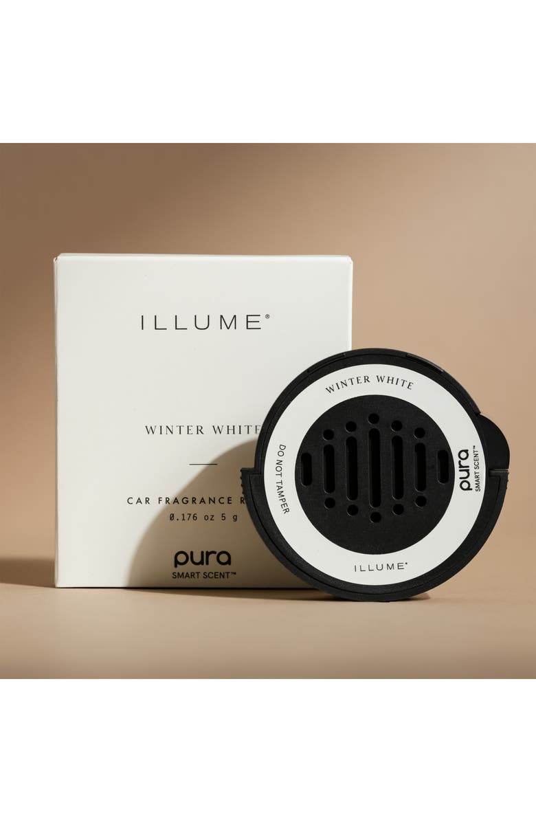 PURA x Illume Winter White Car Fragrance Diffuser Set, Alternate, color, Black Multi
