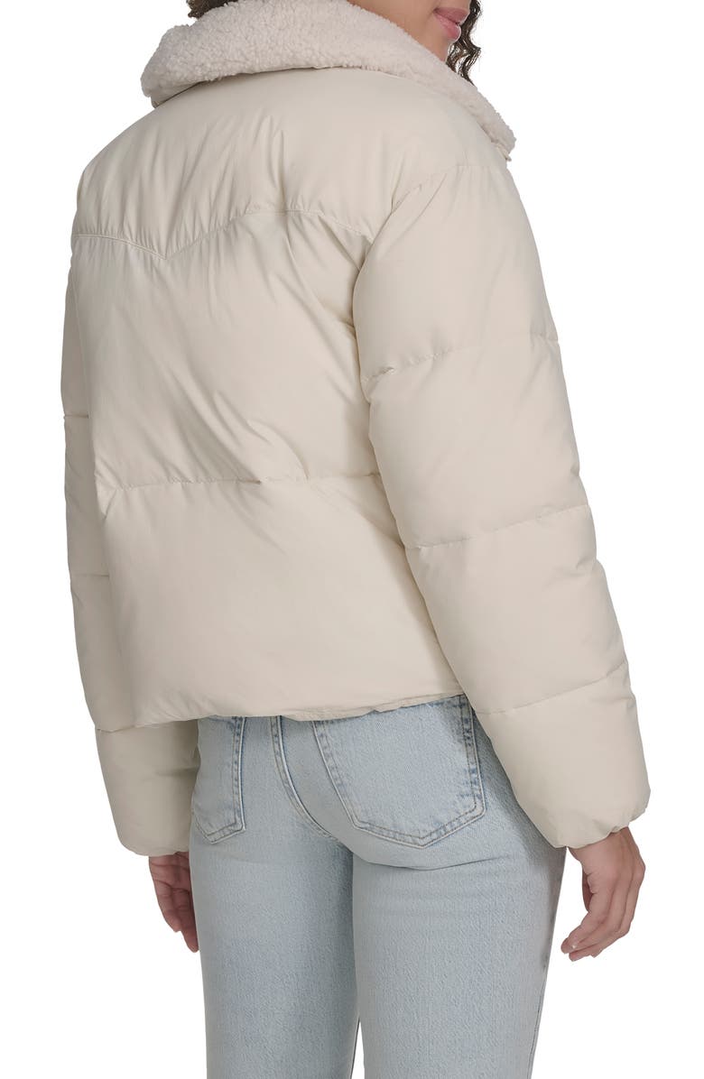 Levi's Western Puffer Jacket, Alternate, color, Almond Milk