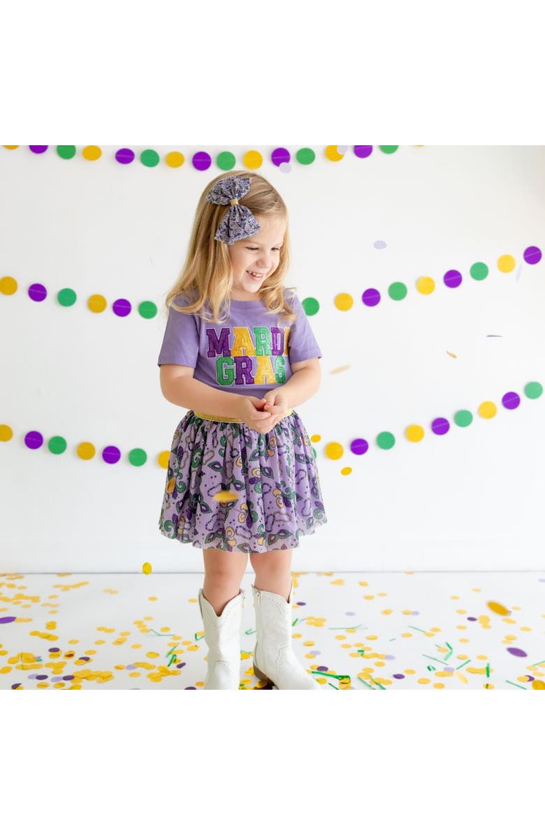 Sweet Wink Mardi Gras Tutu, Alternate, color, 