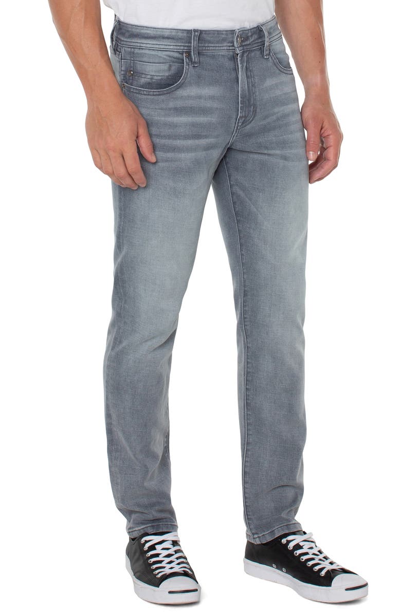 Liverpool Kingston Modern Slim Straight Leg Jeans, Alternate, color, Silverlake