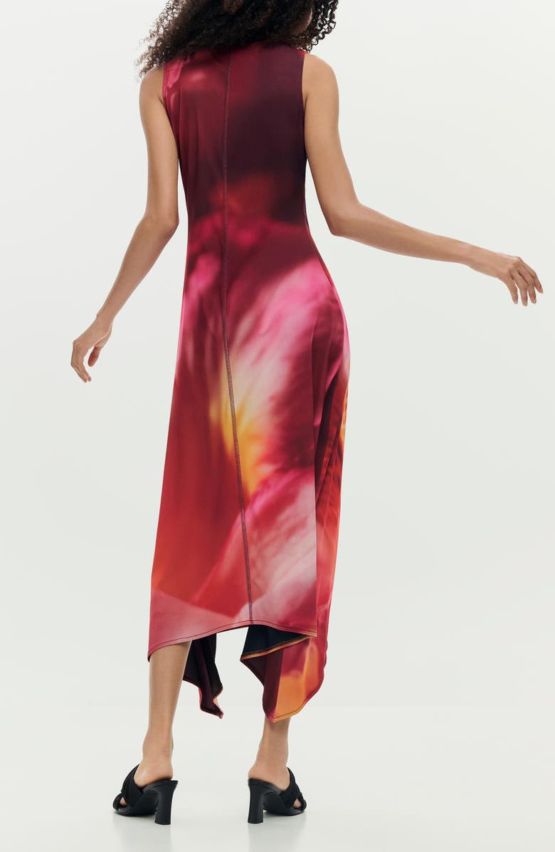 Desigual Floral Print Sleeveless Dress, Alternate, color, 