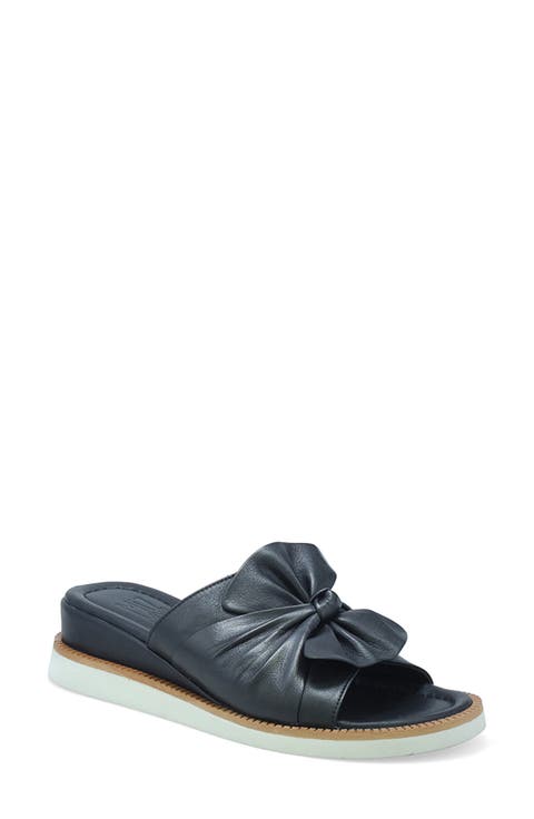 Evy Platform Wedge Slide Sandal (Women)
