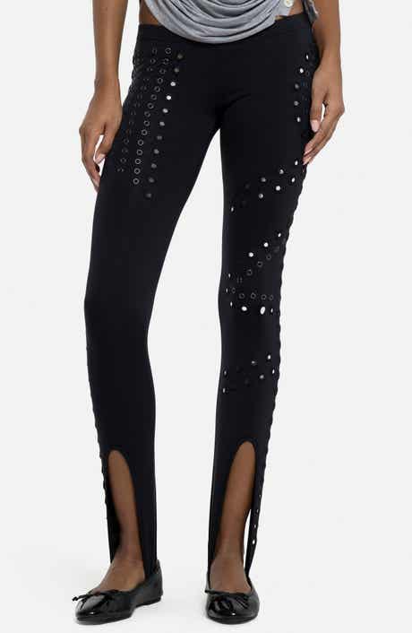 Mirror Eyelet Stirrup Pants