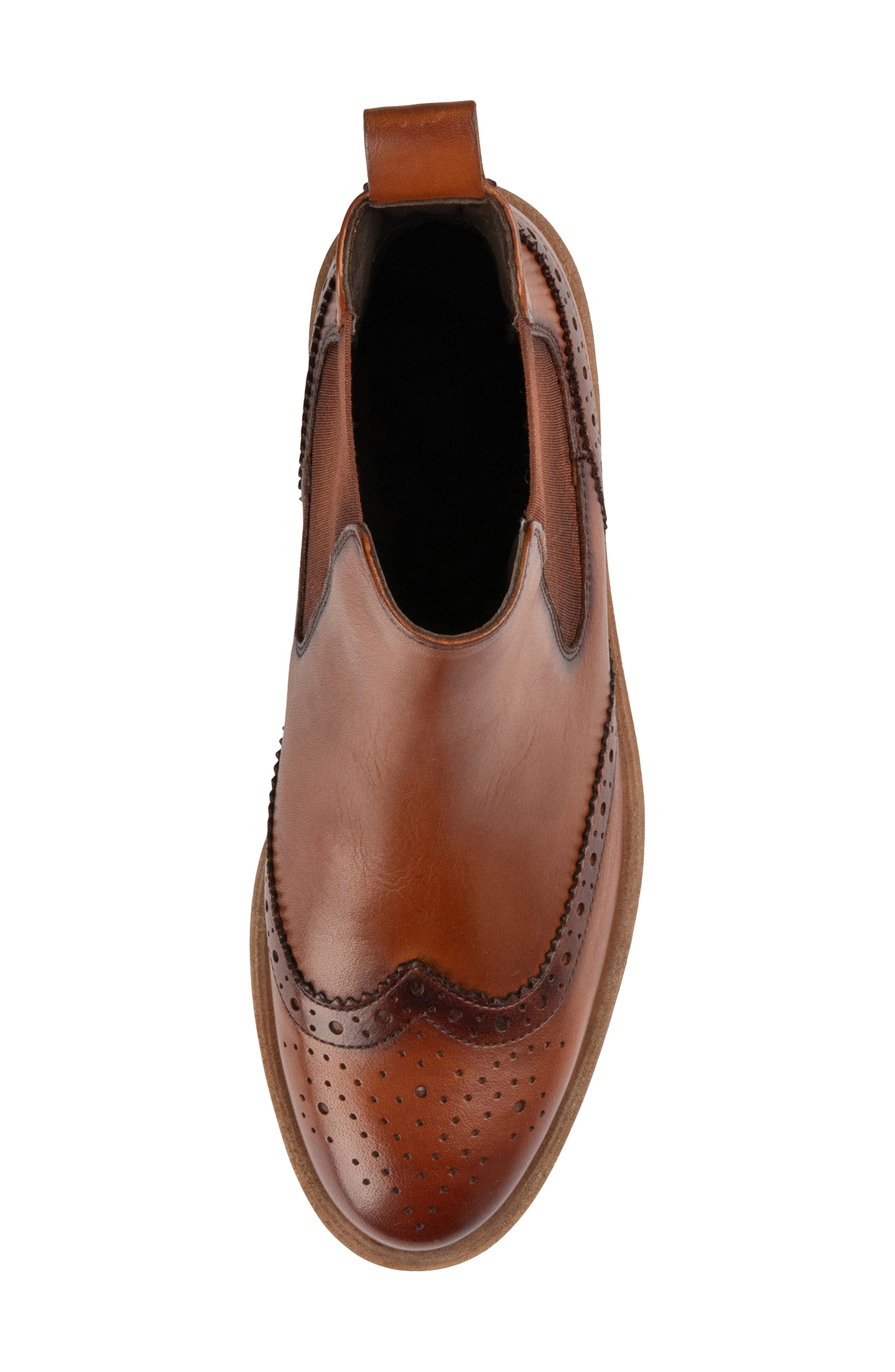 ara Tulip Wingtip Chelsea Boot, Alternate, color, 